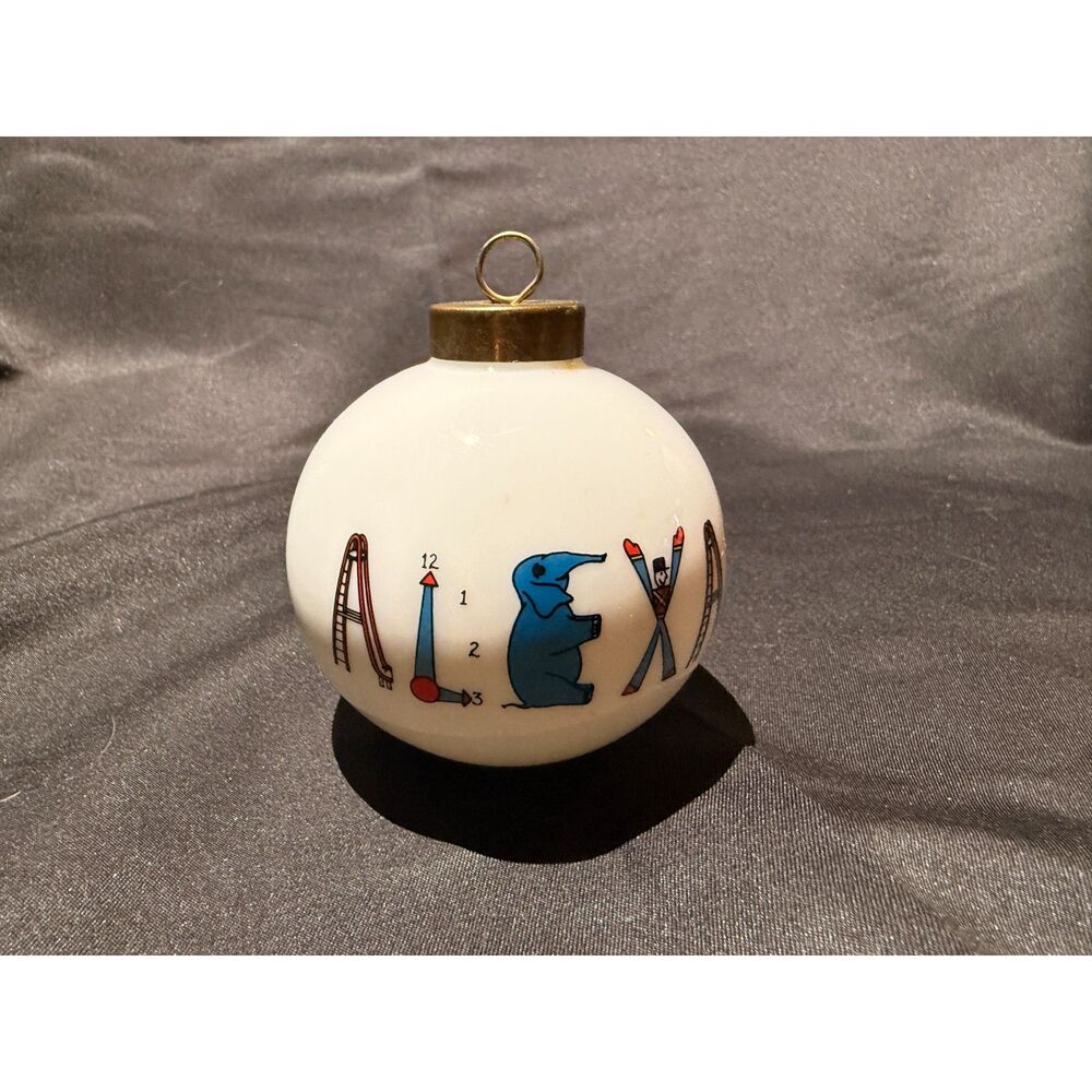 1981 Lynn A Morris "Alexandra" Name Ornament